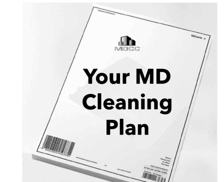 A Picture of a MD Commercial Cleaning Cleaning Plan